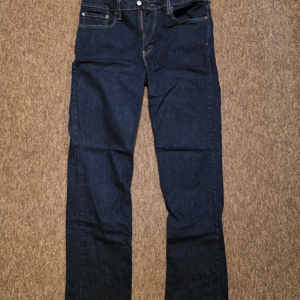 LEVI'S 514 Men's Dark Blue Denim Jeans 36x34